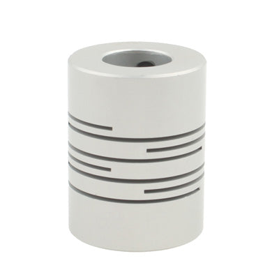 CNC Stepper Motor Flexible Coupling Coupler (6x10mm)(Silver) by buy2fix