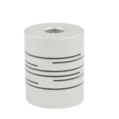 CNC Stepper Motor Flexible Coupling Coupler (6.35x6.35mm)(Silver) by buy2fix