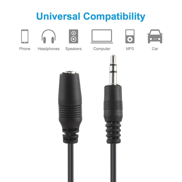 3.5mm Male to 3.5mm Female Converter Cable, 1.5m by buy2fix