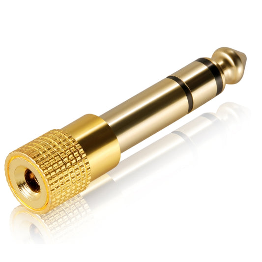 Gold Plated 6.35mm Male to 3.5mm Stereo Jack Adaptor Socket Adapter by buy2fix