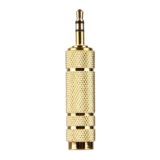 Gold Plated 3.5mm Plug to 6.35mm Stereo Jack Adaptor Socket Adapter by buy2fix