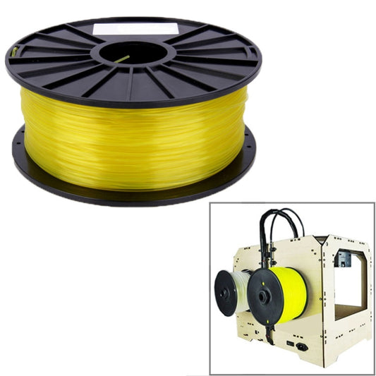 PLA 1.75 mm Transparent 3D Printer Filaments(Yellow) by buy2fix