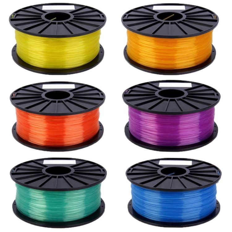 PLA 1.75 mm Transparent 3D Printer Filaments(Yellow) by buy2fix
