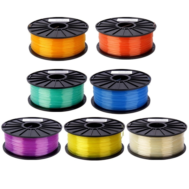 PLA 3.0 mm Transparent 3D Printer Filaments, about 115m(Blue) by buy2fix