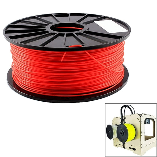 ABS 1.75 mm Fluorescent 3D Printer Filaments, about 395m(Red) by buy2fix