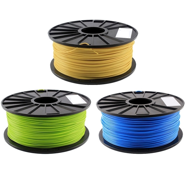 ABS 3.0 mm Luminous 3D Printer Filaments, about 135m(Yellow) by buy2fix