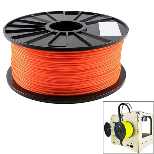 PLA 1.75 mm Fluorescent 3D Printer Filaments, about 345m(Orange) by buy2fix