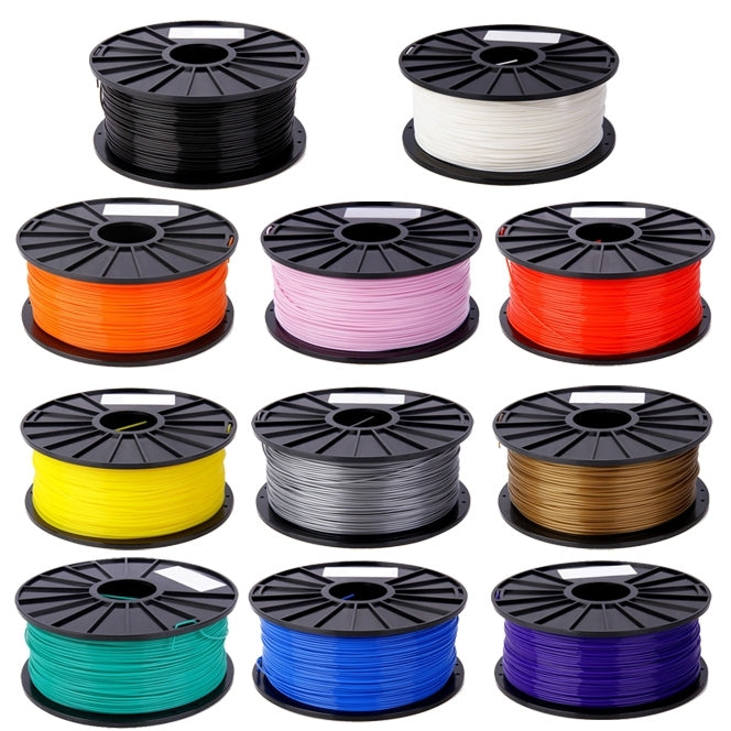 PLA 3.0 mm Color Series 3D Printer Filaments, about 115m(Yellow) by buy2fix