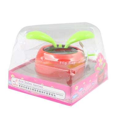 Solar Flip Flap Flower, Random Flower Color Delivery(Red) by buy2fix