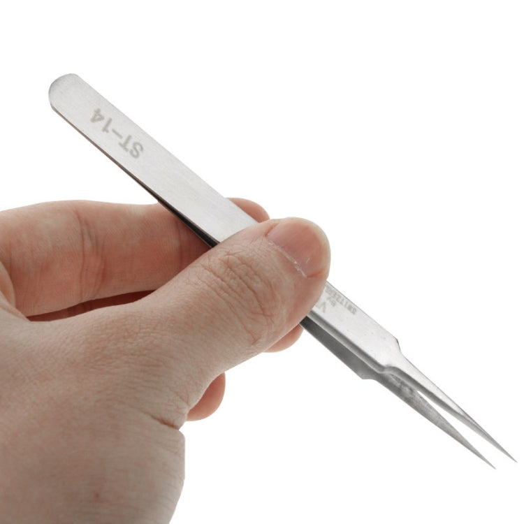 VETUS ST-14 Stainless Steel Tweezers - Tweezers by VETUS | Online Shopping UK | buy2fix