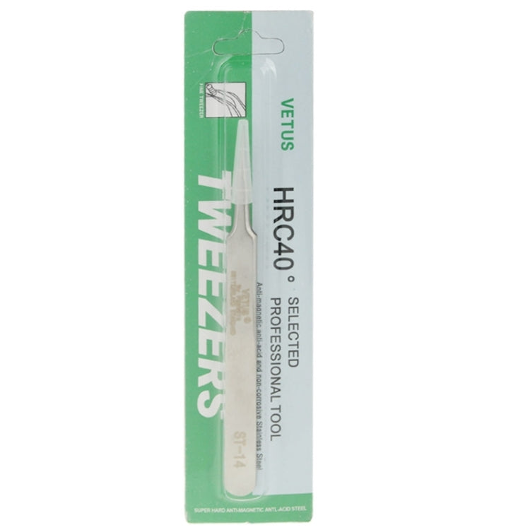 VETUS ST-14 Stainless Steel Tweezers - Tweezers by VETUS | Online Shopping UK | buy2fix
