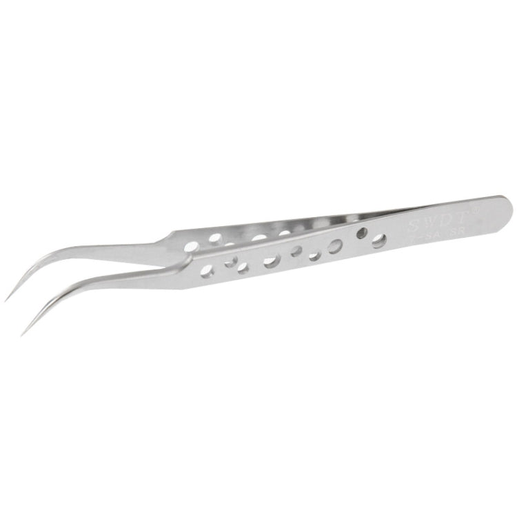 High-Hardness Anti-Magnetic Anti-Acid Steel Curved Tweezers - Tweezers by buy2fix | Online Shopping UK | buy2fix