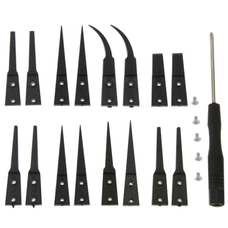 9 in 1 Replaceable Anti-Static Tweezers with Cross Screwdriver - Tweezers by VETUS | Online Shopping UK | buy2fix