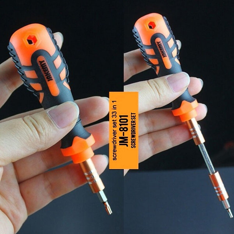 JAKEMY JM-8101 33 in 1 Screwdriver Bit Set with Tweezers & Extension Bar - Screwdriver Tools by JAKEMY | Online Shopping UK | buy2fix