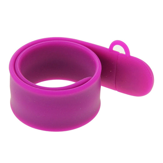 Silicone Bracelet USB Flash Disk with 4GB Memory(Purple) by buy2fix