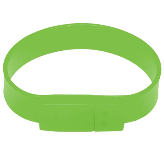 4GB Silicon Bracelets USB 2.0 Flash Disk(Green) by buy2fix