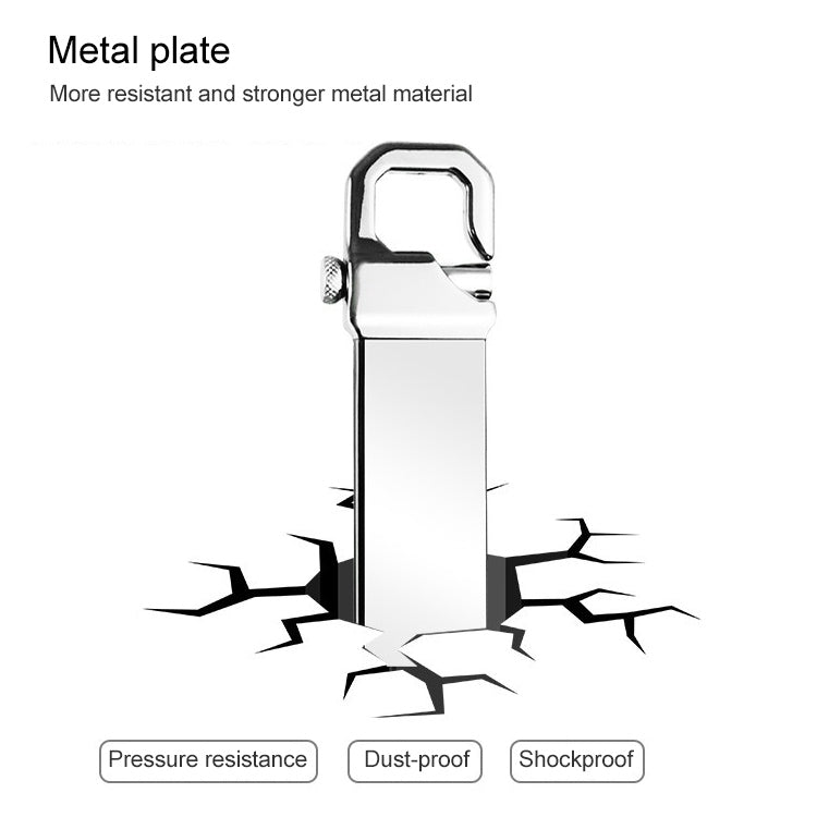 32GB Metallic Keychains Style USB 2.0 Flash Disk - USB Flash Drives by buy2fix | Online Shopping UK | buy2fix