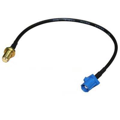 Fakra C Male to RP-SMA Female Connector Adapter Cable / Connector Antenna by buy2fix