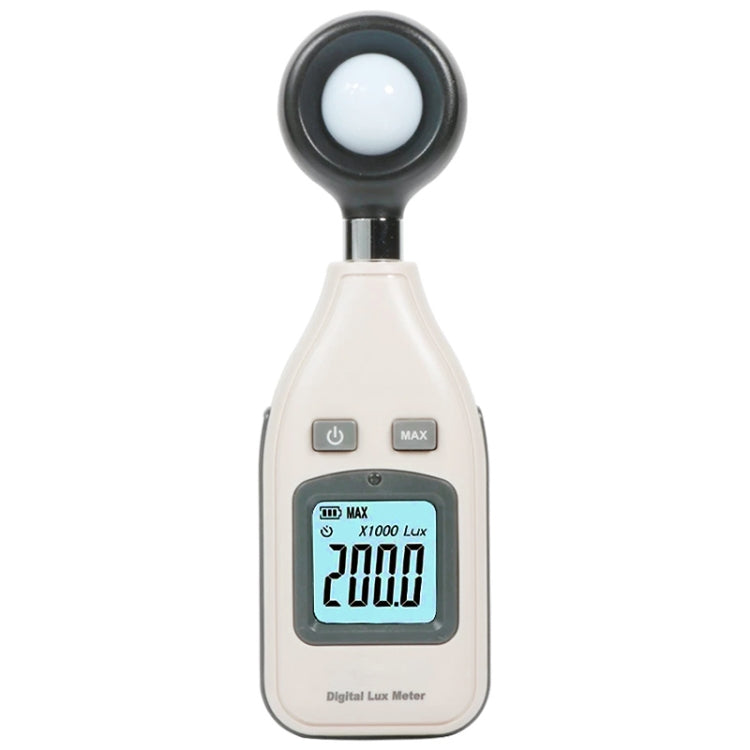 BENETECH Digital Light Lux Meter for Factory / School / House Various Occasion, Range: 0-200,000 Lux (GM1010)(White) - Light & Sound Meter by buy2fix | Online Shopping UK | buy2fix