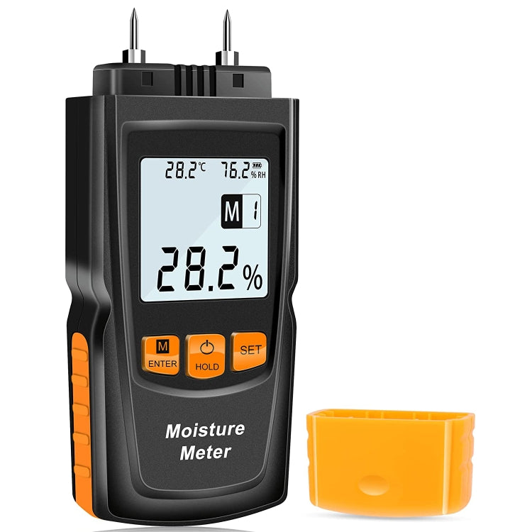 GM610 Digital Wood Moisture Meter(Black) - PH & Moisture Meter by buy2fix | Online Shopping UK | buy2fix