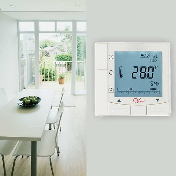 Electric Floor Heating System LCD Display Programmable Room Thermostat(Black) - Thermostat & Thermometer by buy2fix | Online Shopping UK | buy2fix