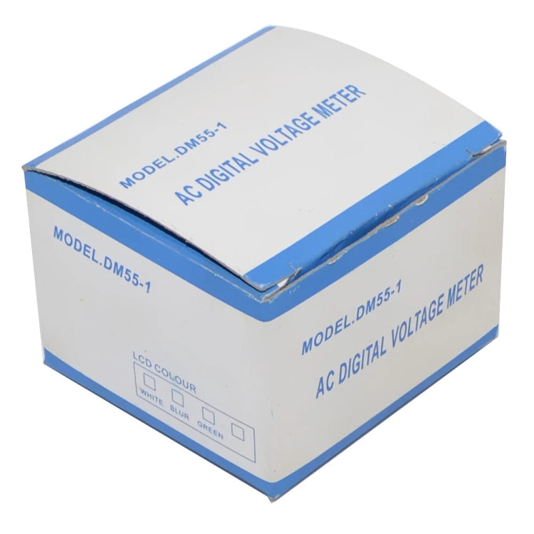 DM55-1 LCD AC Digital Voltage Meter Voltmeter, Measure Range: 110V-300V, EU Plug - Current & Voltage Tester by buy2fix | Online Shopping UK | buy2fix