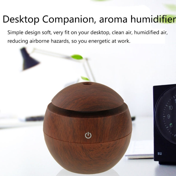 LM-X1 USB Rechargeable Wood Texture 3W Ultrasonic Aroma Air Humidifier - Air Purifiers & Accessories by buy2fix | Online Shopping UK | buy2fix