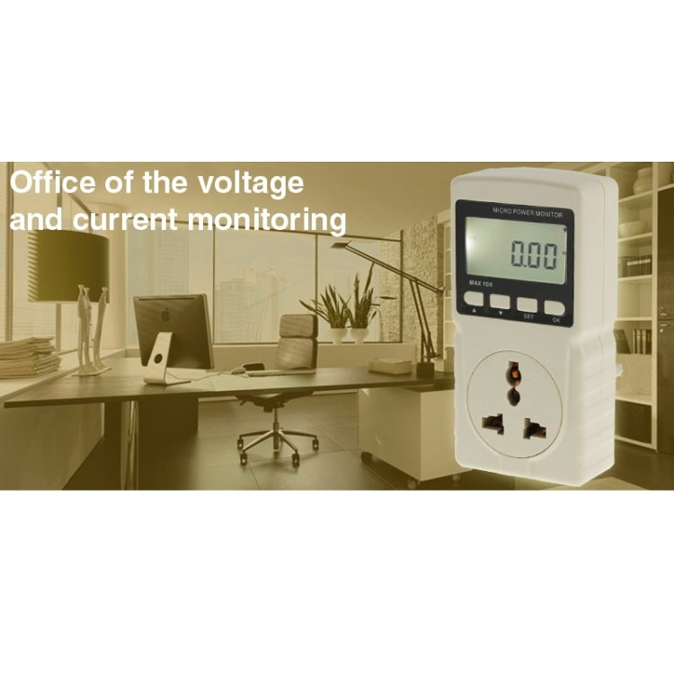 BENETECH GM86 LCD Display MAX 10A Micro Power Monitor Energy Meter, EU Plug by BENETECH