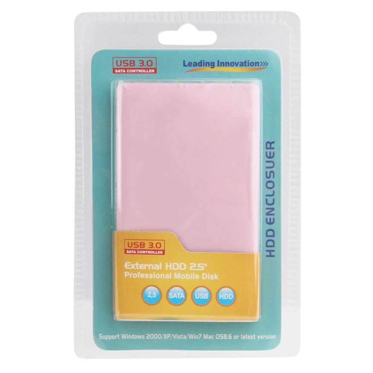 High Speed 2.5 inch HDD SATA & IDE External Case, Support USB 3.0(Pink) by buy2fix
