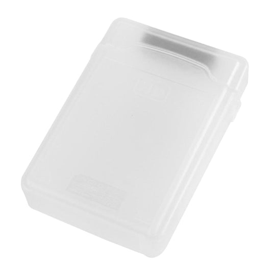 3.5 inch Hard Drive Disk HDD SATA IDE Plastic Storage Box Enclosure Case(White) by buy2fix