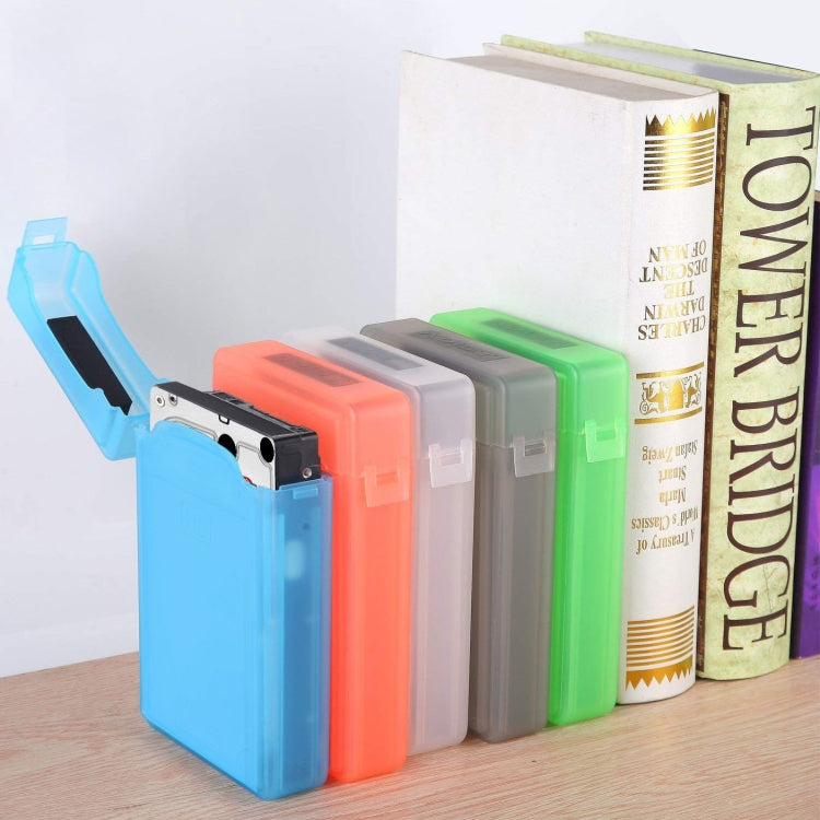 3.5 inch Hard Drive Disk HDD SATA IDE Plastic Storage Box Enclosure Case(White) by buy2fix