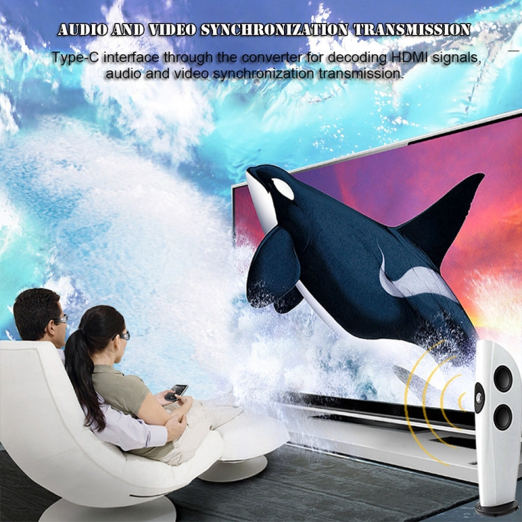 15cm USB-C / Type-C 3.1 Male to HDMI Female Adapter Cable, For Macbook 12 inch / Chromebook Pixel 2015 by buy2fix