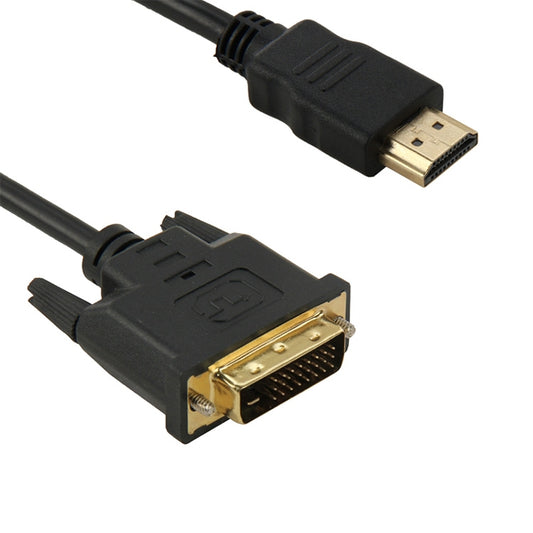 1.8m HDMI (Type-A) Male to DVI 24+1 Pin Male Adapater Cable - Cable by buy2fix | Online Shopping UK | buy2fix