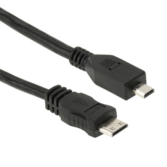 30cm Mini HDMI Male to Micro HDMI Male Adapter Cable by buy2fix