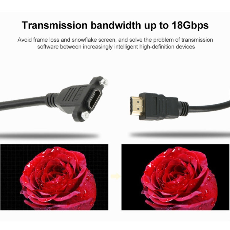 1.5m High Speed HDMI 19 Pin Male to HDMI 19 Pin Female Connector Adapter Cable - Cable by buy2fix | Online Shopping UK | buy2fix