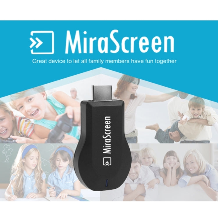 MiraScreen WiFi Display Dongle / Miracast Airplay DLNA Display Receiver Dongle(Black) - Wireless Display Dongle by buy2fix | Online Shopping UK | buy2fix