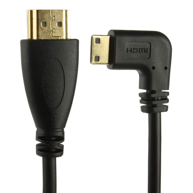 1.4 Version Gold Plated Mini HDMI Male to HDMI Male Coiled Cable, Support 3D / Ethernet, Length: 0.6m-2m - Cable by buy2fix | Online Shopping UK | buy2fix