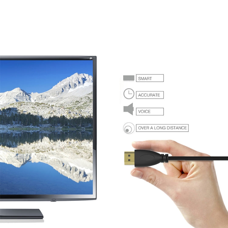 1.4 Version Gold Plated Mini HDMI Male to HDMI Male Coiled Cable, Support 3D / Ethernet, Length: 0.6m-2m - Cable by buy2fix | Online Shopping UK | buy2fix