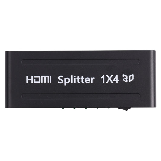 1080P 1x4 HDMI Splitter, 1.4 Version, EU Plug(Black) by buy2fix