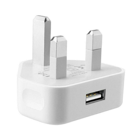 5V / 1A UK Plug USB Charger(White) - USB Charger by buy2fix | Online Shopping UK | buy2fix