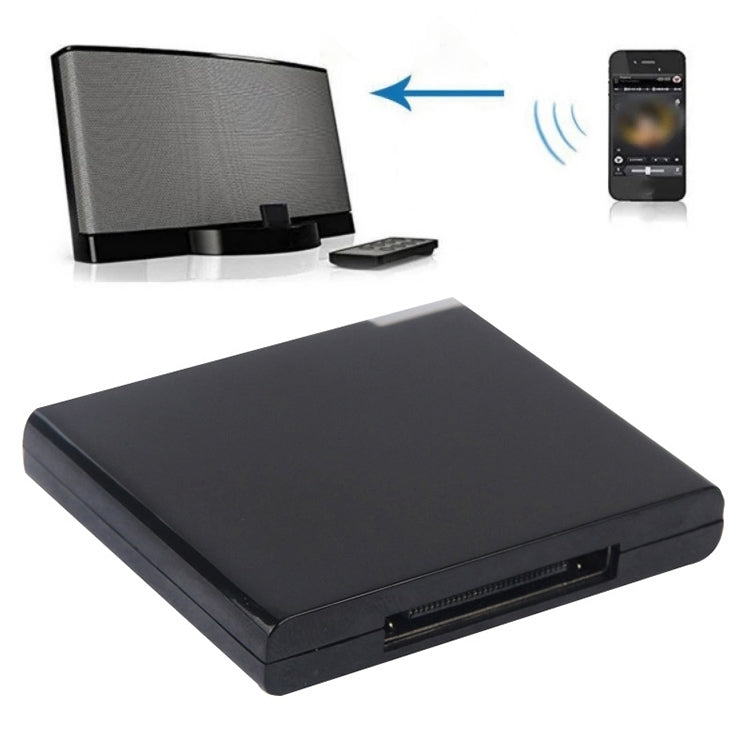 Wireless Bluetooth Music Receiver For iPhone 4 & 4S / (iPad 3) / iPad 2 / iPod / Any Bluetooth Device(Black) - Apple Accessories by buy2fix | Online Shopping UK | buy2fix