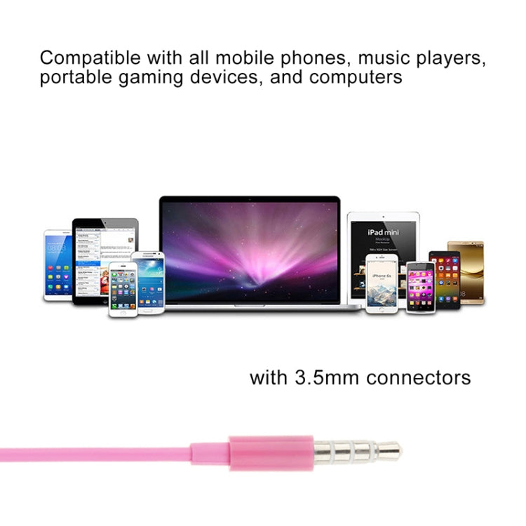 3.5mm Stereo Electroplating Wire Control Earphone for Android Phones / PC / MP3 Player / Laptops(Blue) - In Ear Wired Earphone by buy2fix | Online Shopping UK | buy2fix