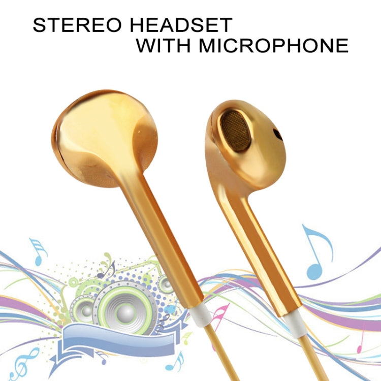 3.5mm Stereo Electroplating Wire Control Earphone for Android Phones / PC / MP3 Player / Laptops(Purple) - In Ear Wired Earphone by buy2fix | Online Shopping UK | buy2fix