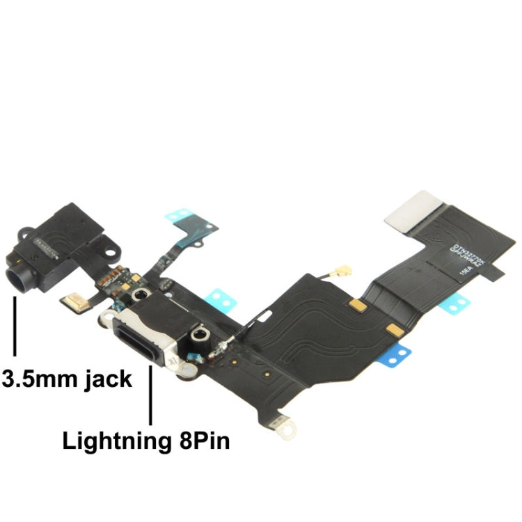 2 in 1 for iPhone 5C (Original Tail Connector Charger + Original Headphone Audio Jack Ribbon) Flex Cable - iPhone 5 Parts by buy2fix | Online Shopping UK | buy2fix