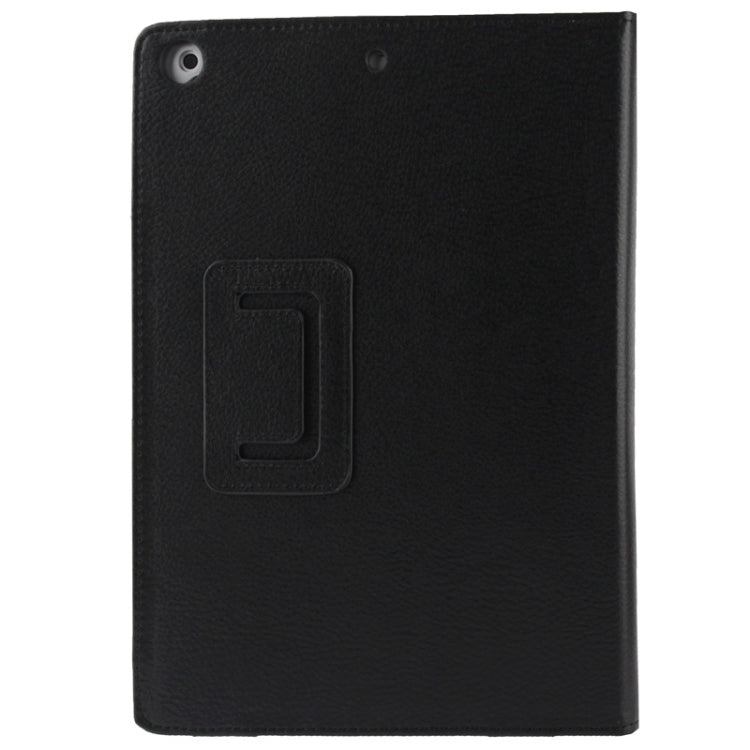 Litchi Texture Flip Leather Case with Holder & Sleep / Wake-up Function for iPad Air(Black) - by buy2fix | Online Shopping UK | buy2fix
