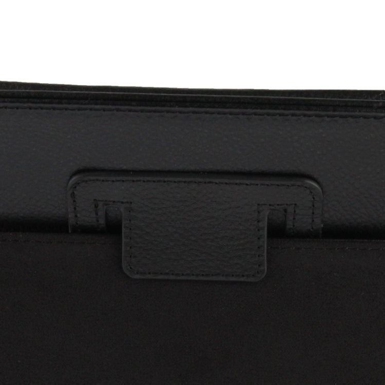Litchi Texture Flip Leather Case with Holder & Sleep / Wake-up Function for iPad Air(Black) - by buy2fix | Online Shopping UK | buy2fix