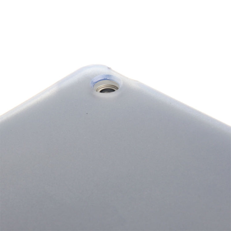 3-folding Leather Cover Frosted Plastic Case with Holder & Sleep / Wake-up Function for iPad Air (Blue) - by buy2fix | Online Shopping UK | buy2fix