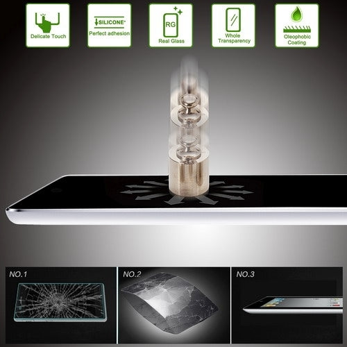 0.4mm 9H+ Surface Hardness 2.5D Explosion-proof Tempered Glass Film for iPad air 1/2 iPad Pro 9.7 / iPad 5/6/7 9.7 inch - More iPad Tempered Glass by buy2fix | Online Shopping UK | buy2fix