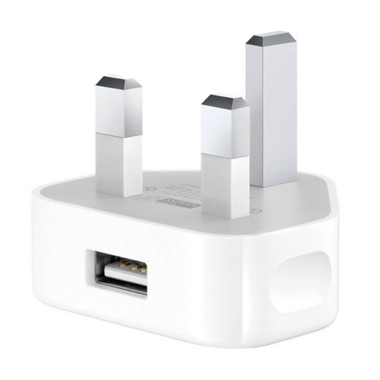 5V / 1A (UK Plug) USB Charger Adapter For iPhone, Galaxy, Huawei, Xiaomi, LG, HTC and Other Smart Phones, Rechargeable Devices(White) - USB Charger by buy2fix | Online Shopping UK | buy2fix