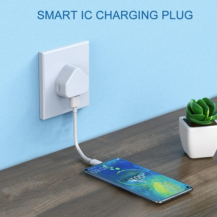 5V / 1A (UK Plug) USB Charger Adapter For iPhone, Galaxy, Huawei, Xiaomi, LG, HTC and Other Smart Phones, Rechargeable Devices(White) - USB Charger by buy2fix | Online Shopping UK | buy2fix